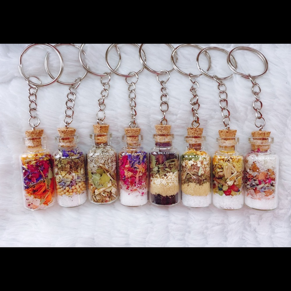 Friendship Spell Jar Keychains(2) - Picture 2 of 2